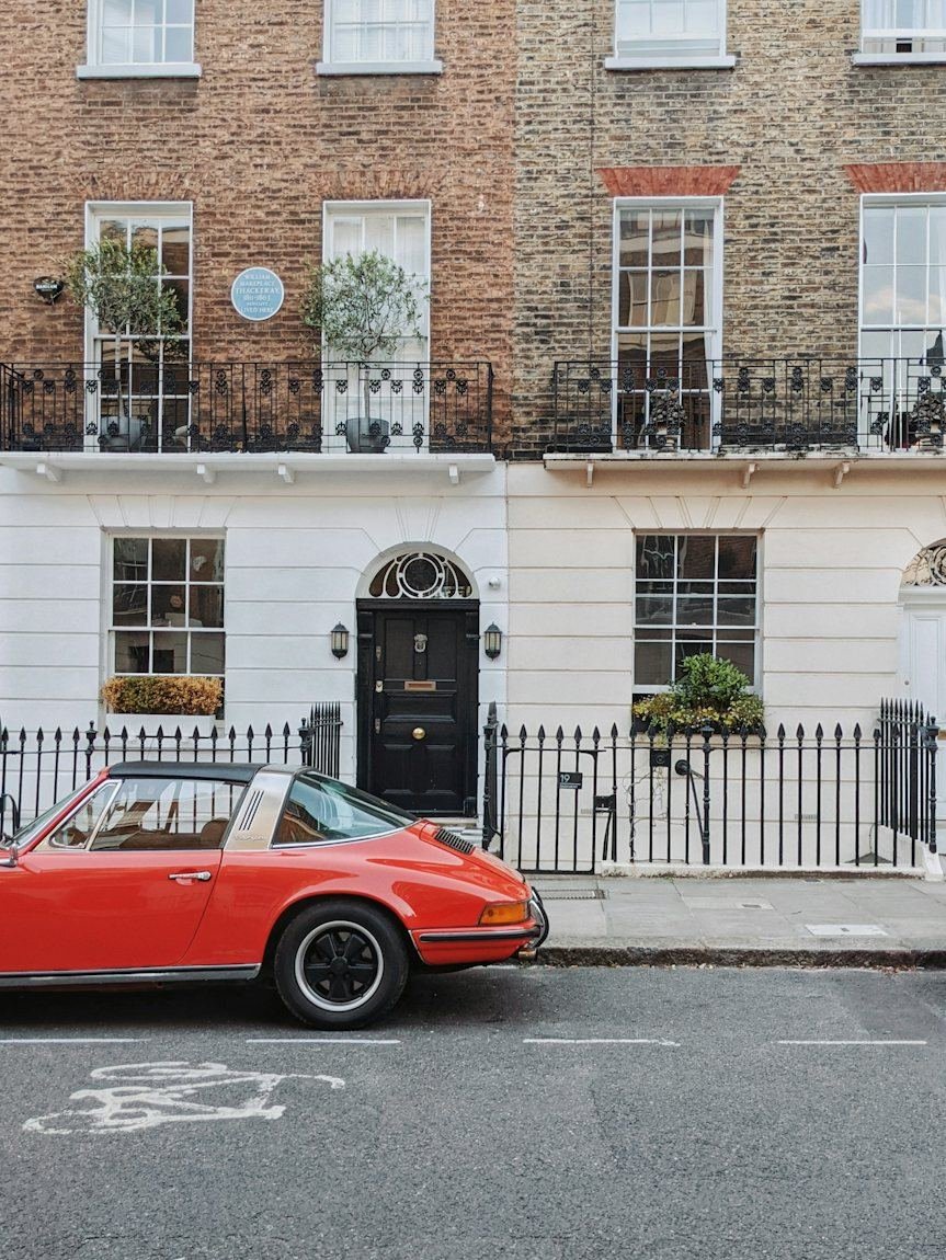 Rented townhouse in London